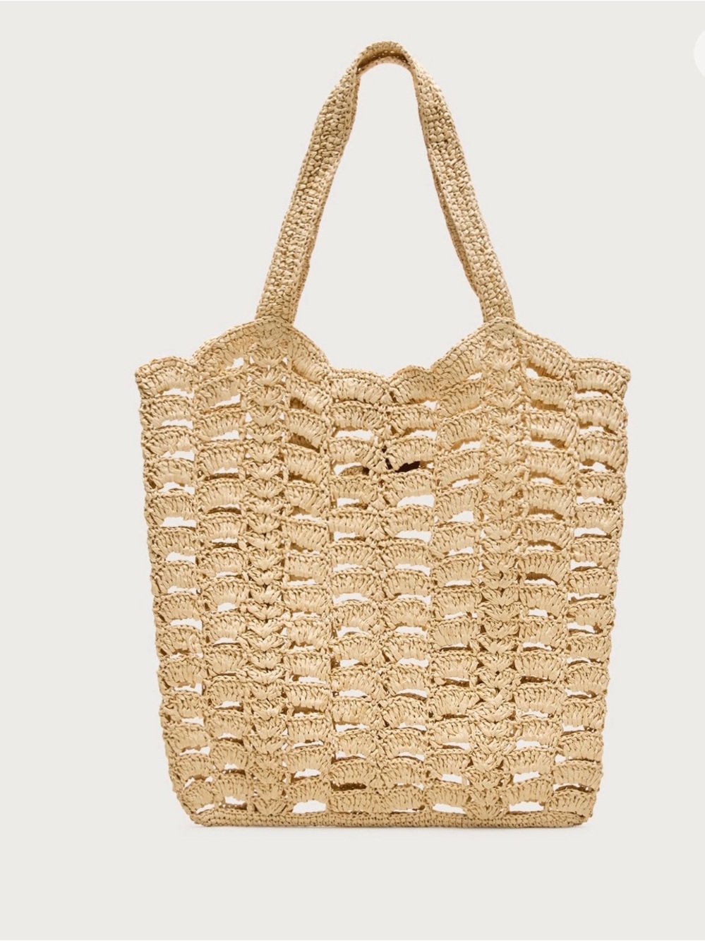 J Crew Handwoven Straw tote bag